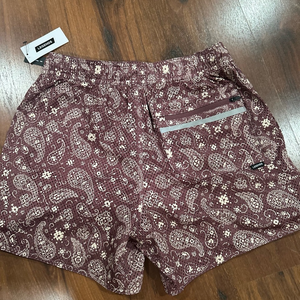 NEW LEGENDS LUKA MESH SHORT COLOR SOSTA PAISLEY Sz M NWT - Picture 11 of 12